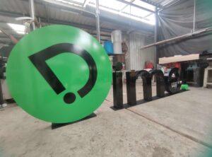 ป้ายตั้งพื้น_อีเส้นท์_บู๊ธสินค้า_น้ำหนักเบา