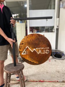 ป้ายสนิม ป้ายทำสนิม